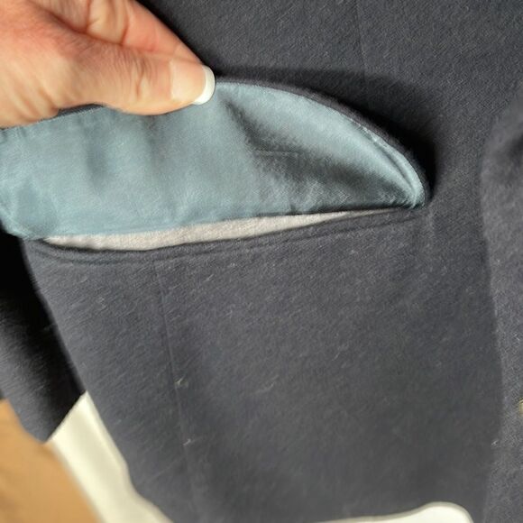 L.L. Bean Original Troler Loden Navy Blazer Jacket. Size 46R. - Picture 9 of 15